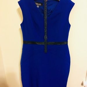 Black Label by Evan-Picone blue cocktail dress